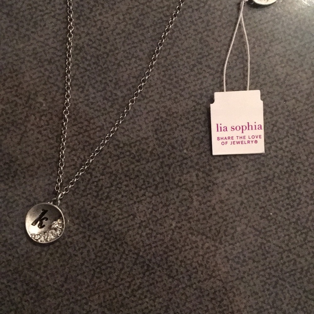 Lia Sophia “ K” necklace